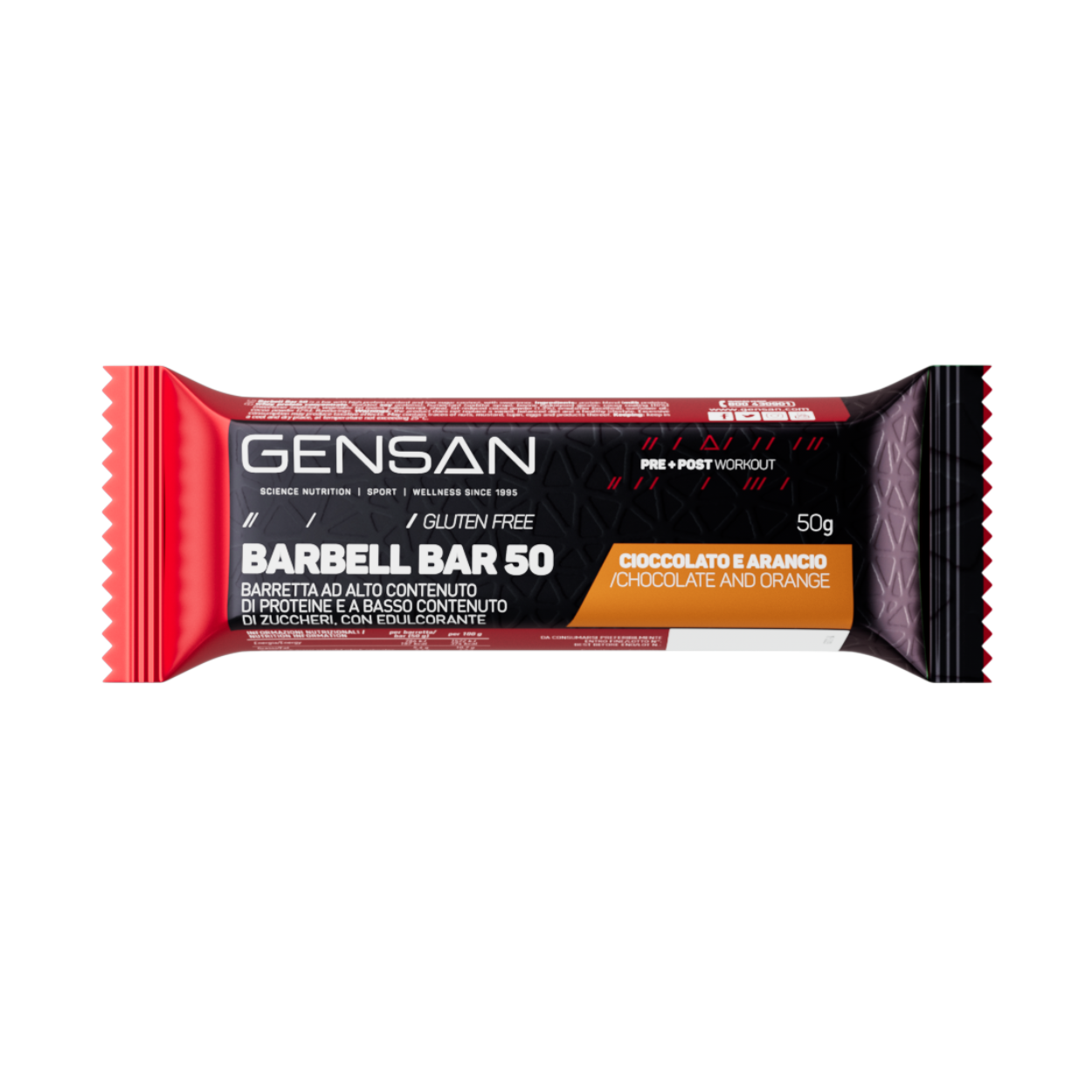 Barbell Bar 50 | Le migliori barrette proteiche Gensan