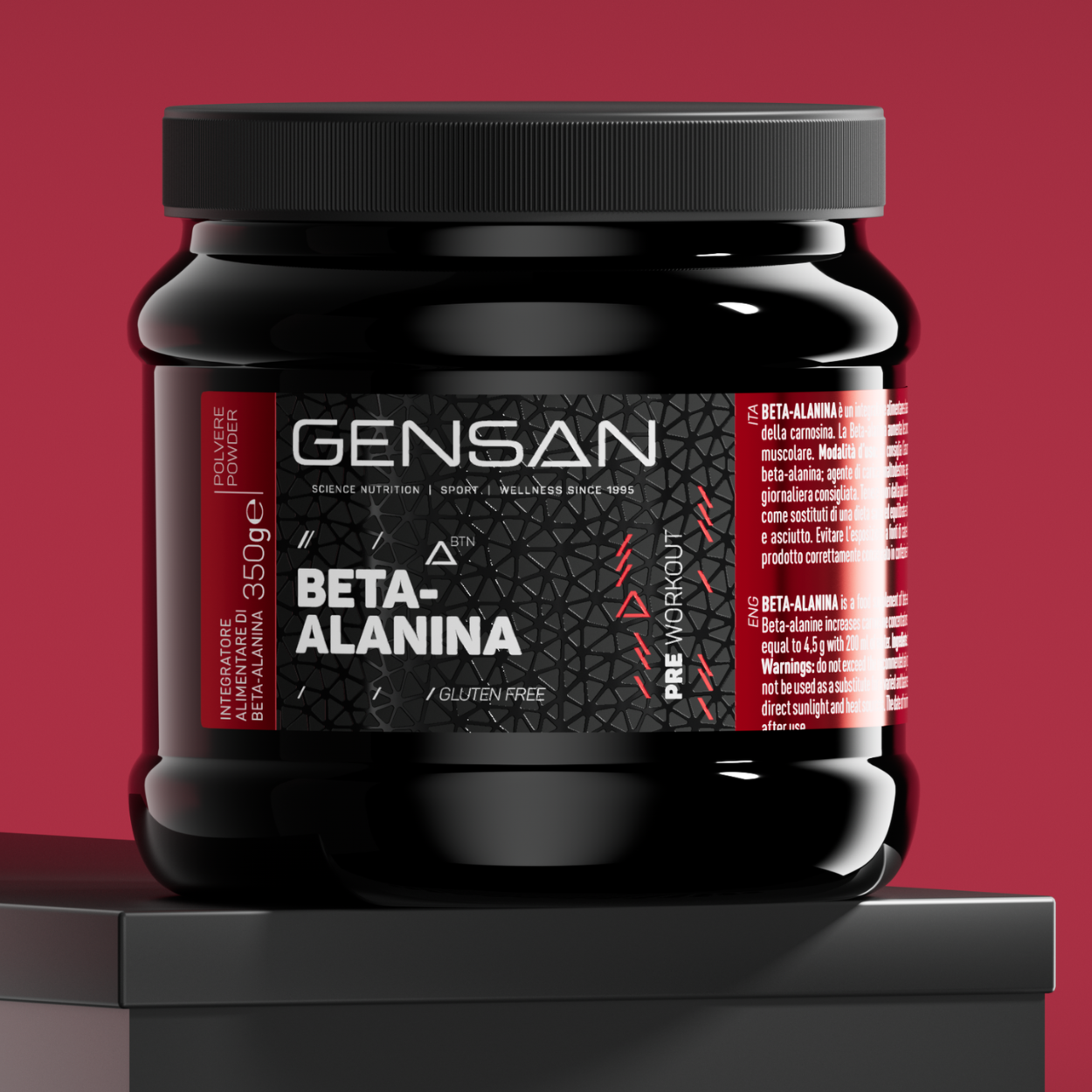 BETA-ALANINA | Beta alanina in polvere | 350 gr | Gensan
