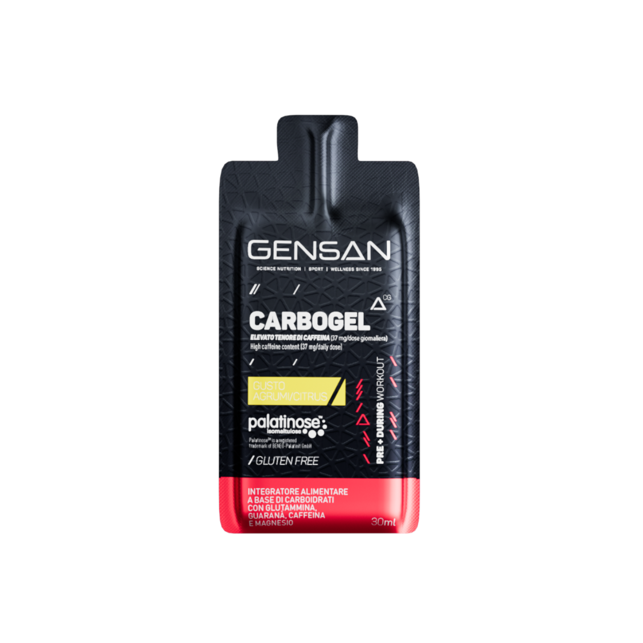 Carbogel | Gel energetico energizzante monodose | Gensan