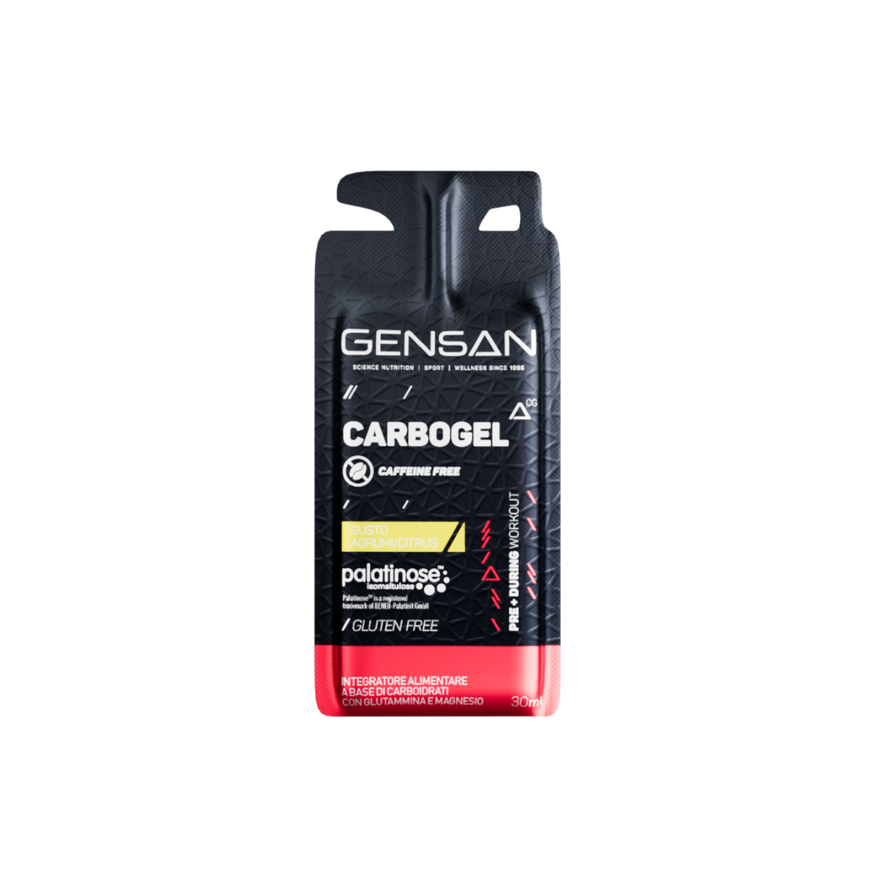 Carbogel | Gel energetico energizzante monodose | Gensan