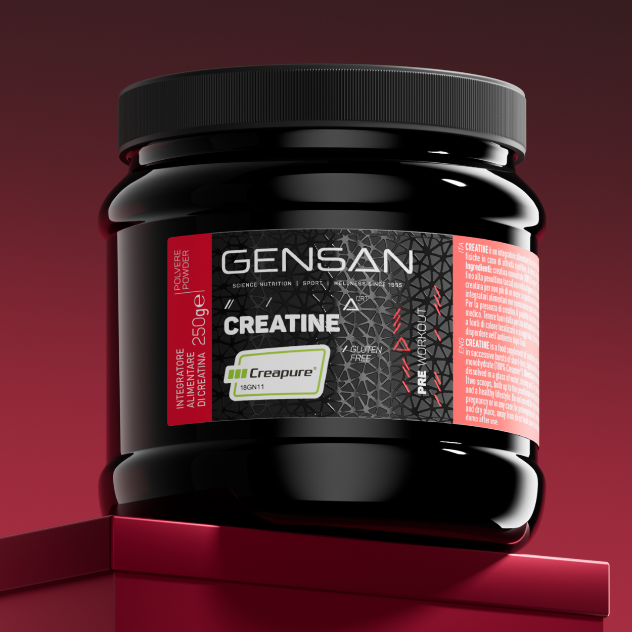 CREATINE | Creatina monoidrato Creapure® in polvere | Gensan