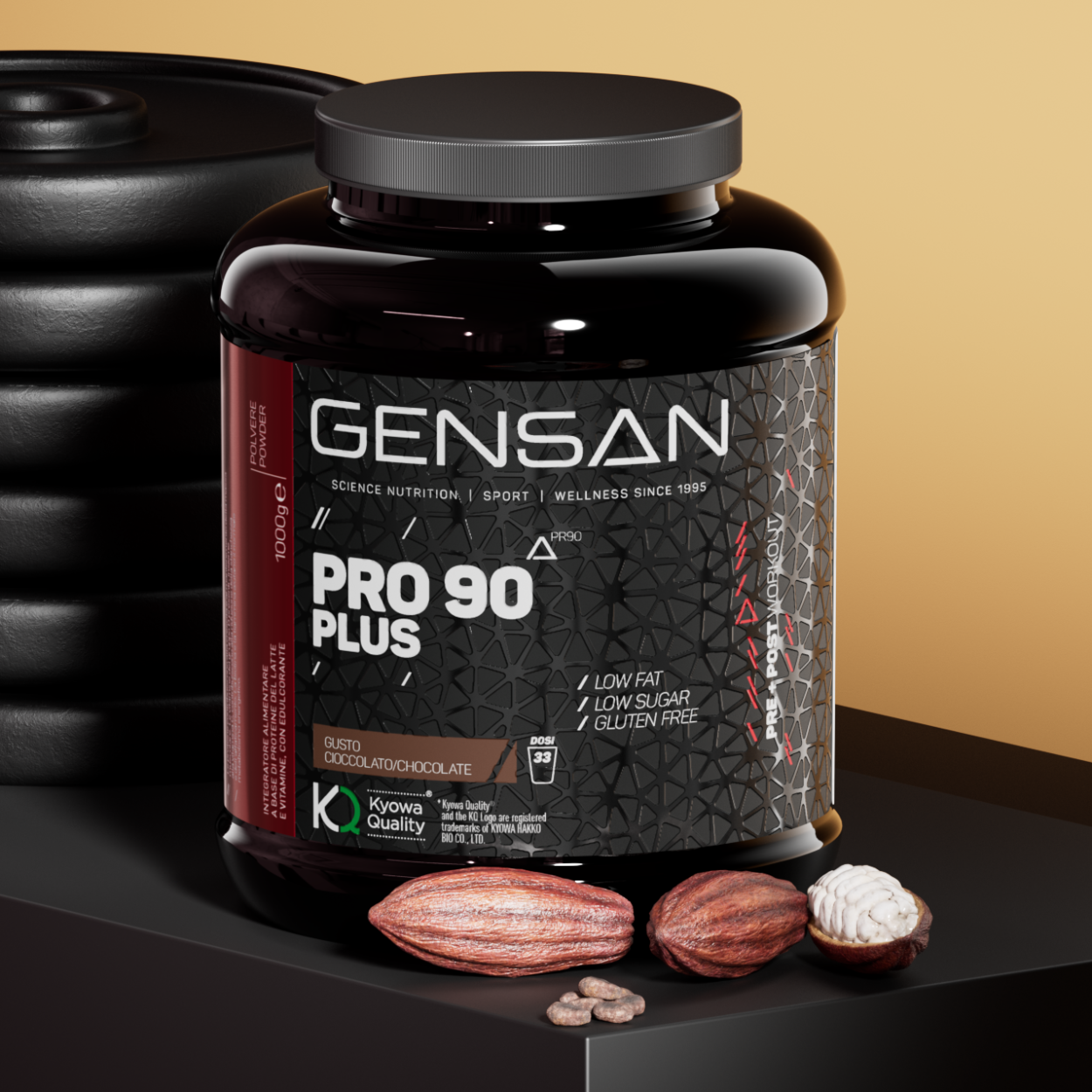 PRO 90 PLUS | Proteine in polvere | 1 KG | Gensan