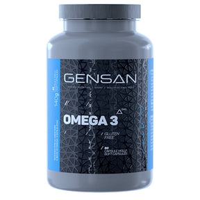 Barattolo di Omega 3 in capsule Gensan